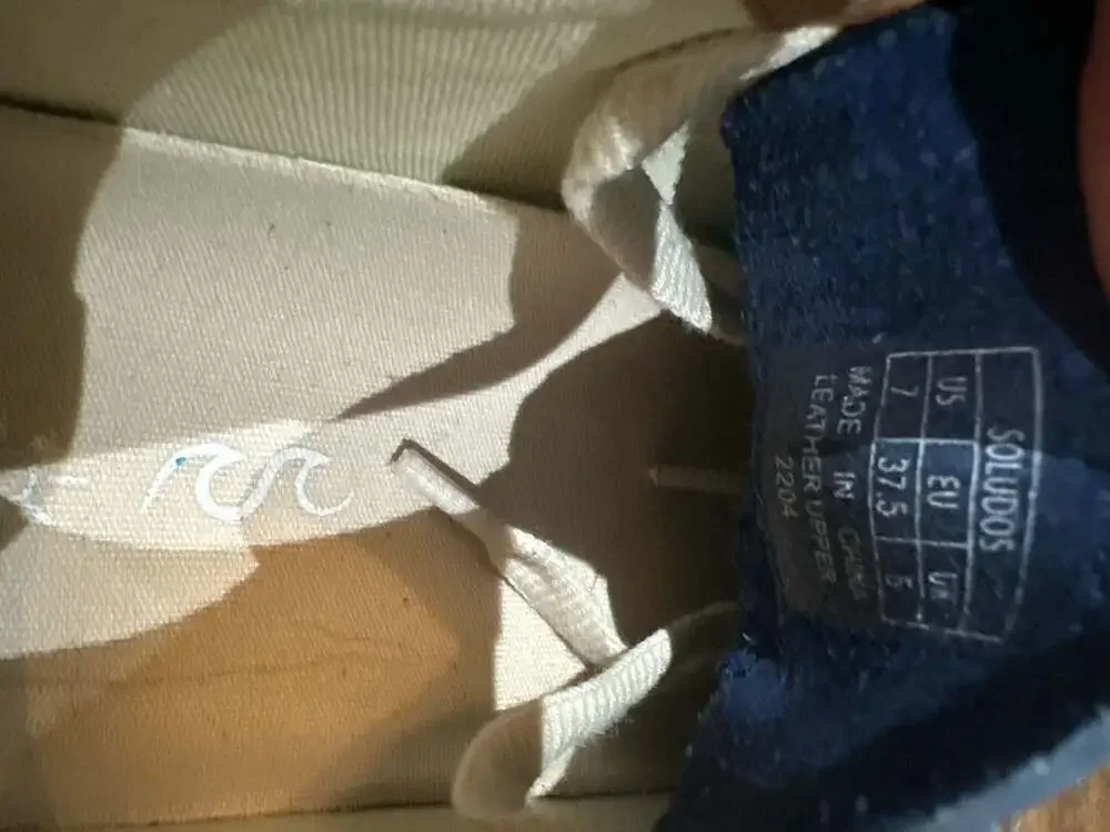 Soludos Ibiza‎ Classic Navy Leather Sneakers Size 7